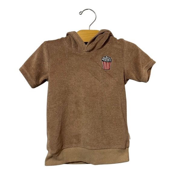 Bondoux Bebe Hoodie Size 5 Popcorn Embroidered Cotton Blend Casual Pullover - Picture 1 of 5